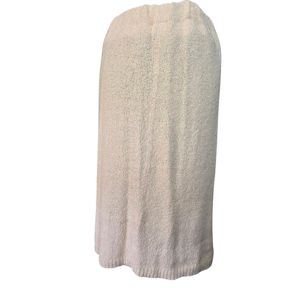 Vintage Silk and Angora Blend Pull On Knit Skirt Size Peite Medium